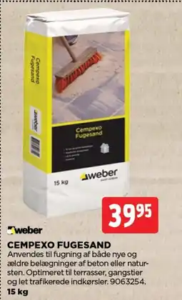 jem & fix WEBER Cempexo fugesand tilbud