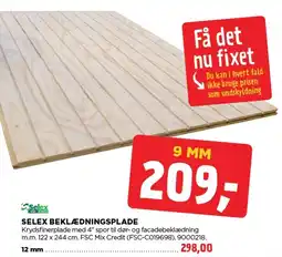 jem & fix SELEX beklædningsplade tilbud
