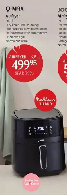 Kop & Kande Airfryer tilbud