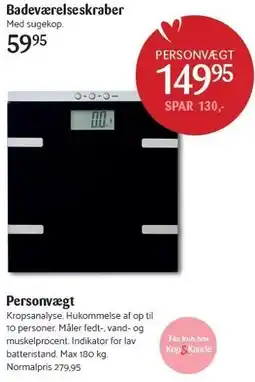Kop & Kande Personvægt tilbud