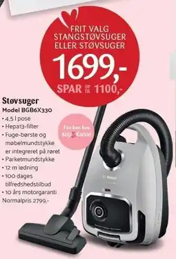 Kop & Kande Støvsuger tilbud