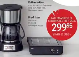 Kop & Kande Kaffemaskine eller Brødrister tilbud