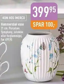 Imerco Hammershøj vase tilbud