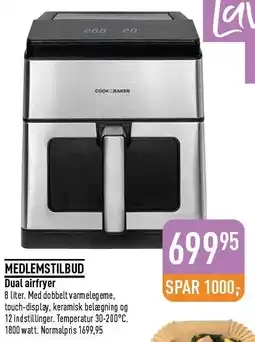 Imerco Dual airfryer tilbud