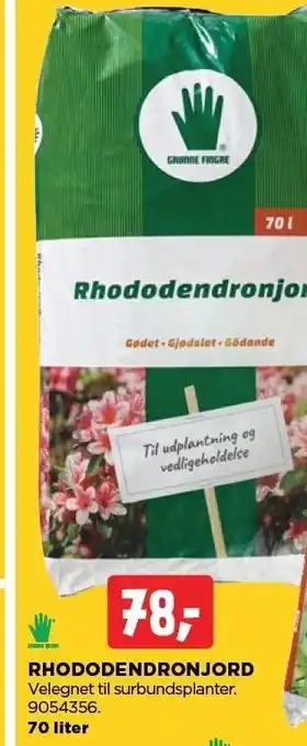 jem & fix RHODODENRONJORD tilbud