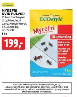 jem & fix MYREFRI KVIK PULVER tilbud