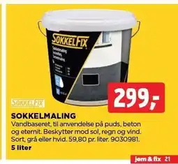 jem & fix SOKKELMALING tilbud