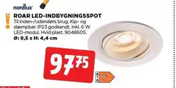 jem & fix ROAR LED-INDBYGNINGSSPOT tilbud