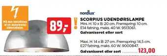 jem & fix NORDLUX Scorpius udendørslampe tilbud