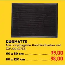 jem & fix Dørmåtte tilbud