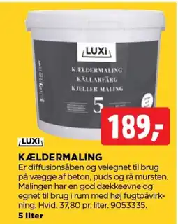 jem & fix LUXI Kældermaling tilbud