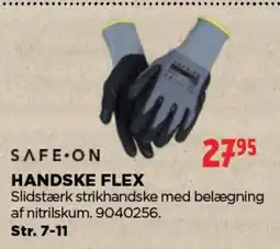 jem & fix SAFE ON Handske flex tilbud