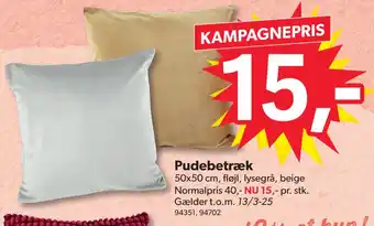 BigDollar Pudebetræk tilbud