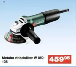 Bauhaus Metabo vinkelsliber W 850-125 tilbud