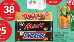 Nielsen's Discount MARS, TWIX ELLER SNICKERS tilbud