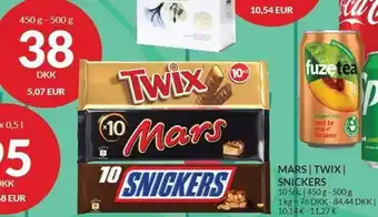 Nielsen's Discount MARS, TWIX ELLER SNICKERS tilbud