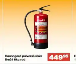 Bauhaus Housegard pulverslukker fire24 tilbud