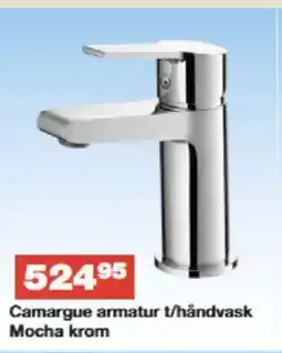 Bauhaus Camargue armatur t/håndvask Mocha krom tilbud