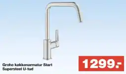 Bauhaus Grohe køkkenarmatur Start Supersteel U-tud tilbud