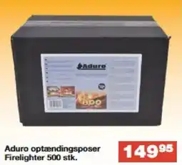 Bauhaus Aduro optændingsposer Firelighter 500 stk. tilbud