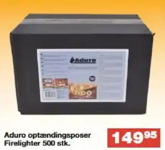 Bauhaus Aduro optændingsposer Firelighter 500 stk. tilbud