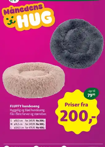 Maxi Zoo FLUFFY hundeseng tilbud