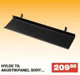 Bauhaus HYLDE TIL AKUSTIKPANEL SORT... tilbud