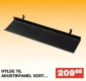 Bauhaus HYLDE TIL AKUSTIKPANEL SORT... tilbud