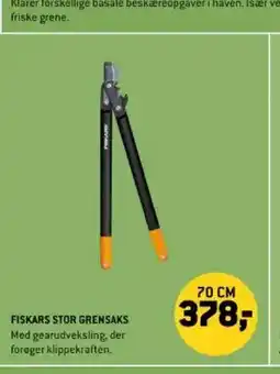 XL-BYG FISKARS STOR GRENSAKS tilbud