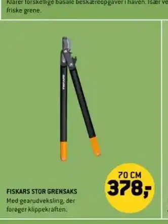 XL-BYG FISKARS STOR GRENSAKS tilbud