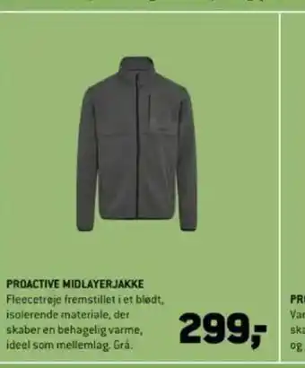 XL-BYG PROACTIVE MIDLAYERJAKKE tilbud