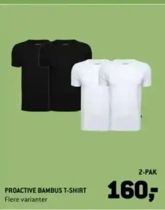 XL-BYG PROACTIVE BAMBUS T-SHIRT Flere varianter tilbud