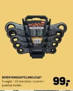 XL-BYG BOXER RINGGAFFELNØGLESÆT tilbud