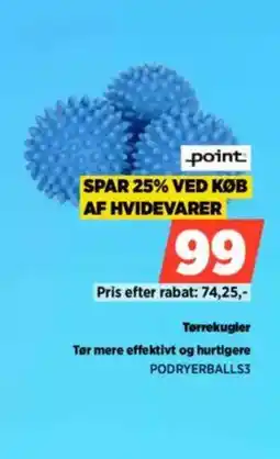 Power Torrekugler Tør mere effektivt og hurtigere PODRYERBALLS3 tilbud