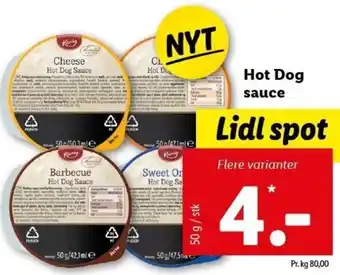 Lidl Hot Dog Sauce 50 g tilbud