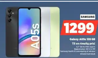 Power Galaxy A05s 128 GB Til en rimelig pris! tilbud