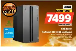 Power LOQ Tower Kraftfuldt RTX 4060-grafikkort tilbud