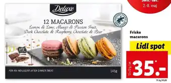 Deluxe Friske Macarons 12x12 g
