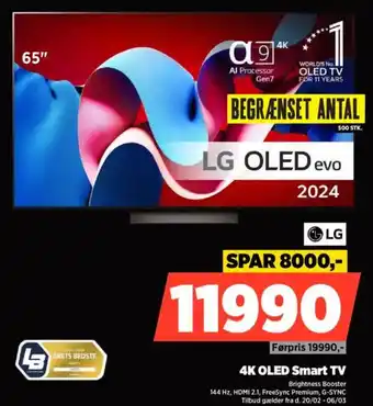 Power 4K OLED Smart TV tilbud