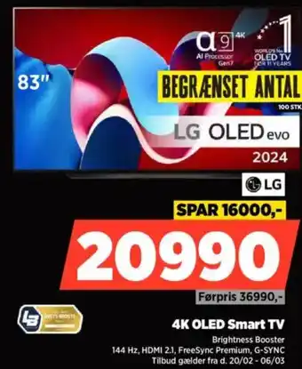 Power 4K OLED Smart TV tilbud