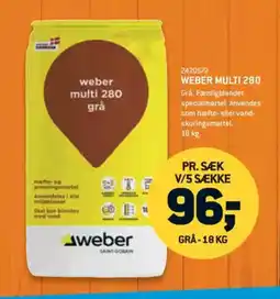 XL-BYG WEBER MULTI 280 tilbud