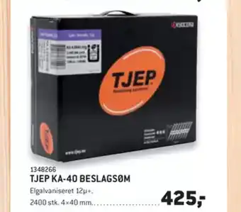 XL-BYG TJEP KA-40 BESLAGSØM Elgalvaniseret 12p+. tilbud