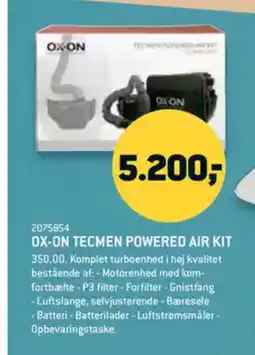 XL-BYG OX-ON TECMEN POWERED AIR KIT tilbud