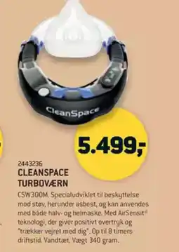 XL-BYG CLEANSPACE TURBOVÆRN tilbud