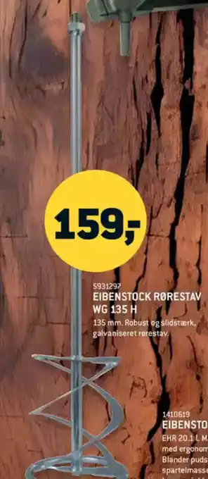 XL-BYG EIBENSTOCK RØRESTAV WG 135 H tilbud