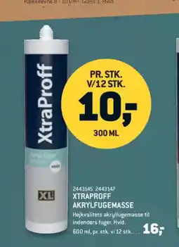 XL-BYG XTRAPROFF AKRYLFUGEMASSE tilbud