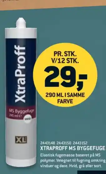 XL-BYG XTRAPROFF MS BYGGEFUGE tilbud