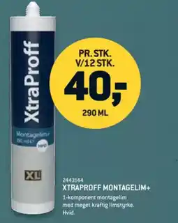 XL-BYG XTRAPROFF MONTAGELIM+ tilbud