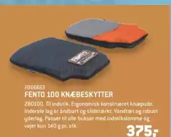 XL-BYG FENTO 100 KNÆBESKYTTER tilbud