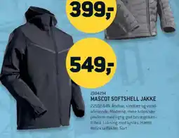 XL-BYG MASCOT SOFTSHELL JAKKE tilbud